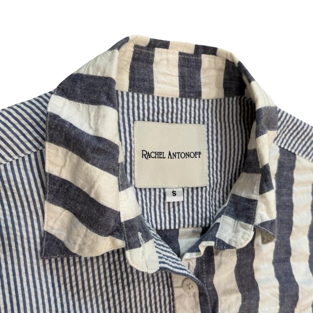 Rachel Antonoff Seersucker Erin Blouse - Picture 5 of 7